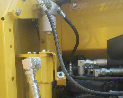 挖机原车接头安装